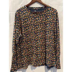 Dip Plus Size 3X Floral Long Sleeve Top
